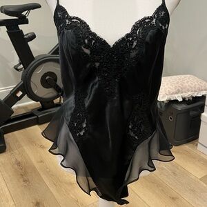 Victoria’s Secret Black sequined teddy Size M